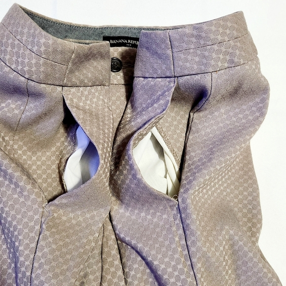 Banana Republic Pants Women’s Size 10 Hampton Fit Geometric Print Ankle Pant - Picture 7 of 9